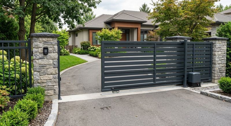Driveway Fence Installation in Boca Raton, FL