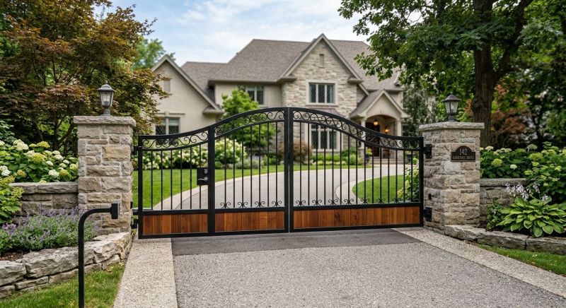 Driveway Gate Installation in Cary, NC