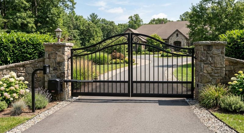 Driveway Gate Installation in Annapolis, MD