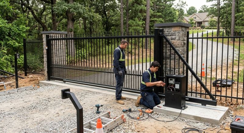 Main Gate Installation in Roswell, GA