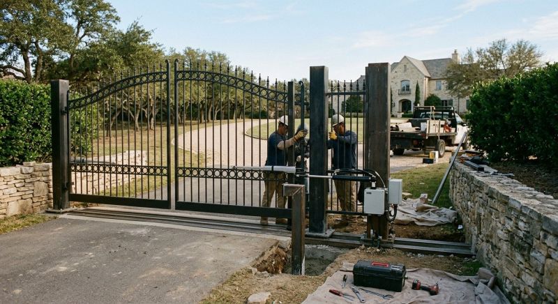 Main Gate Installation in Roswell, GA