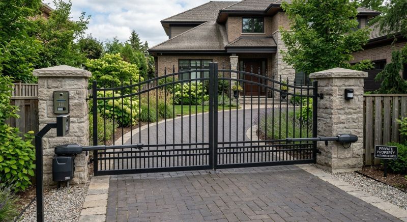 Motorized Gate Installation in Annapolis, MD