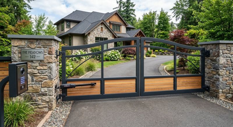 Motorized Gate Installation in Naperville, IL